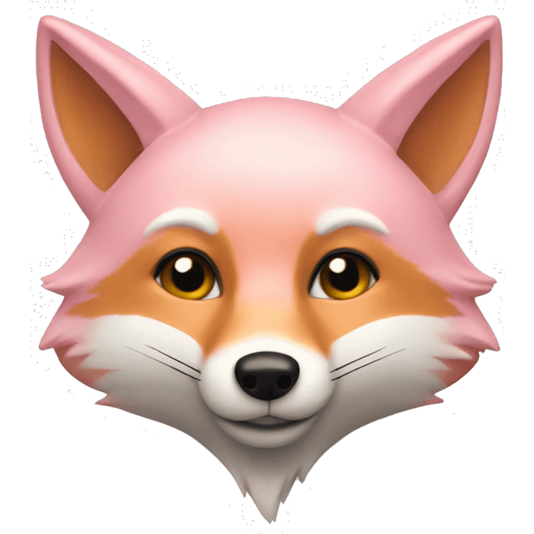 Light pink fox  emoji