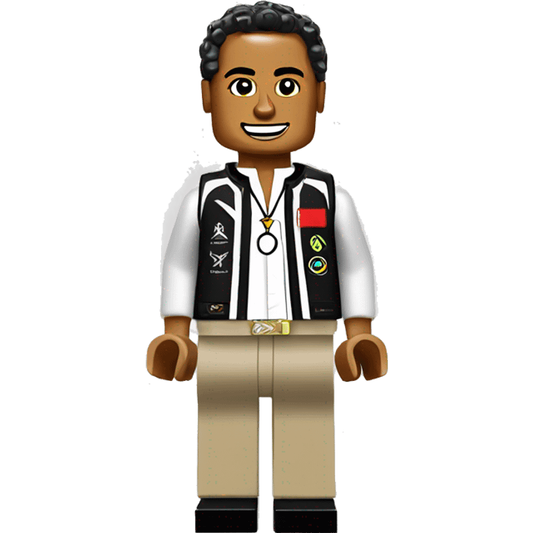 LEWIS HAMILTON lego full body emoji