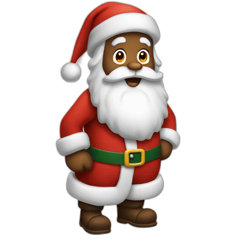 santa claus full body emoji