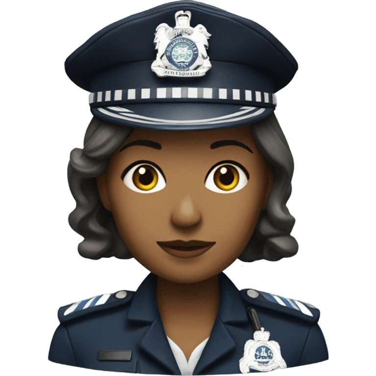 London metropolitan police woman  emoji