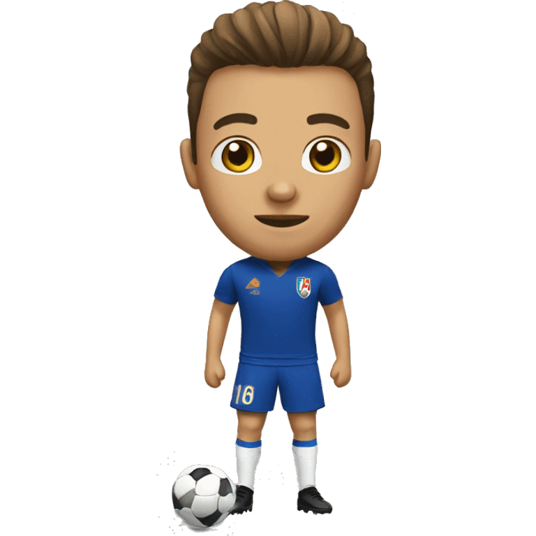 Moi qui joue au foot emoji