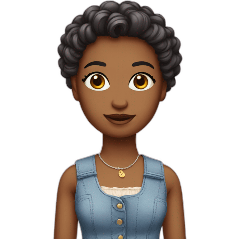 A LADDY DOLL emoji