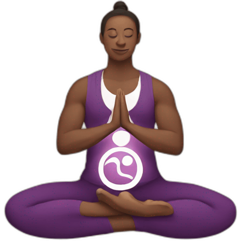 Yoga symbol emoji