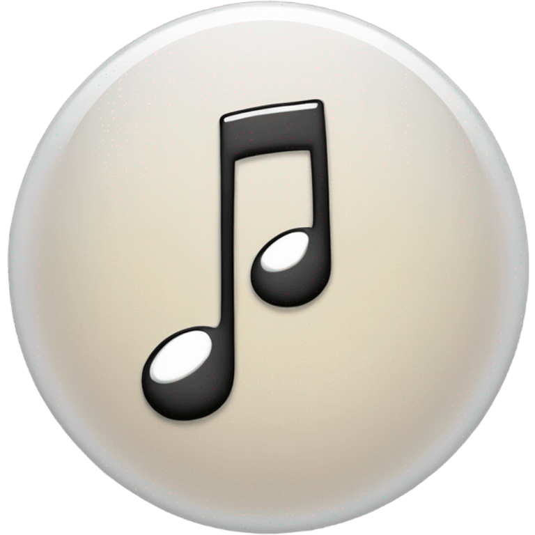 icon audio use a musical note emoji