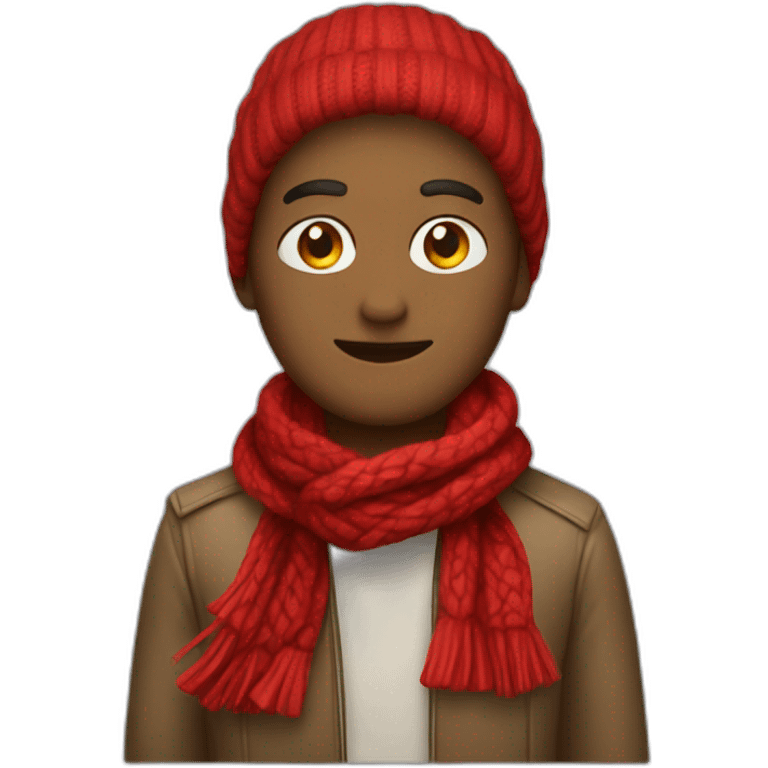 Red scarf  emoji