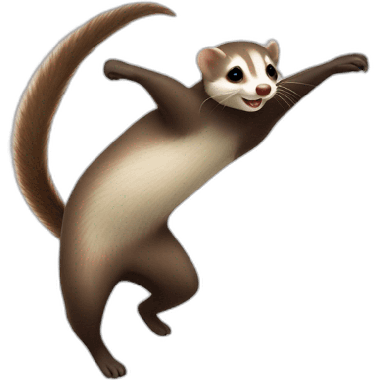 Furet qui danse emoji