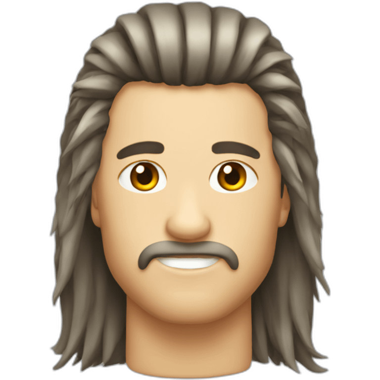 mullet haircut emoji