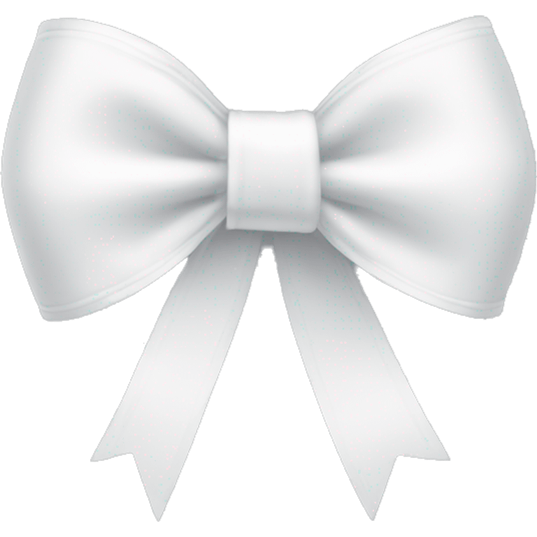 White ribbon bow emoji