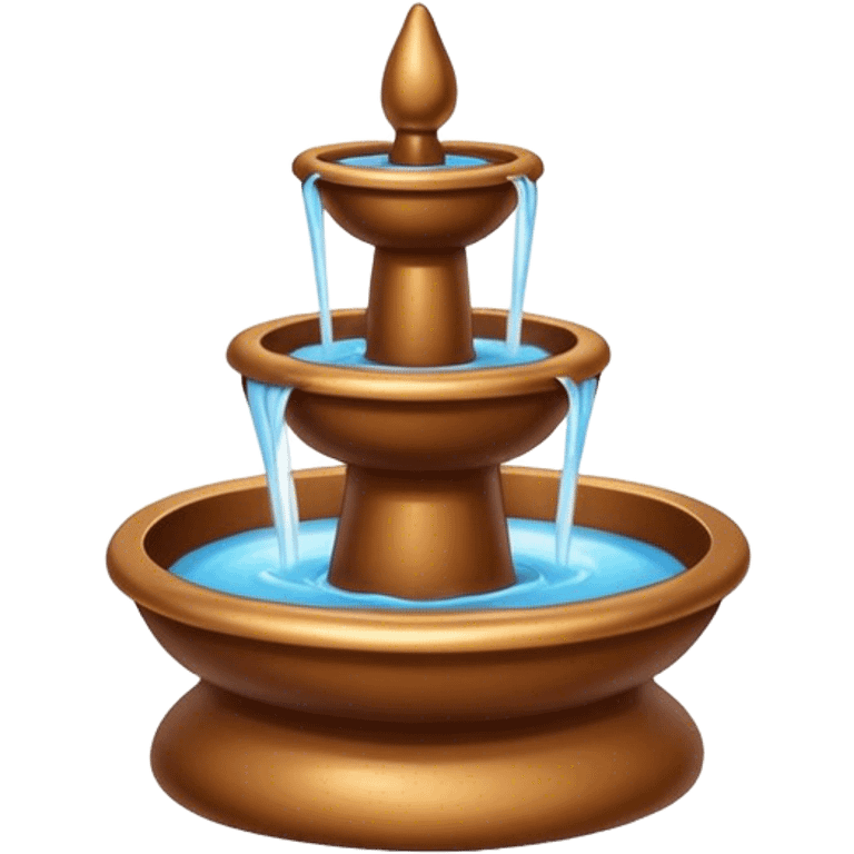 Poop fountain emoji