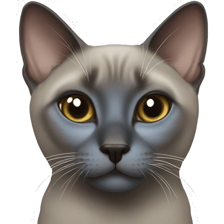 Blue mink tonkinese cat emoji