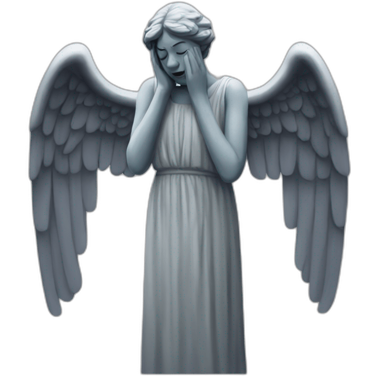 Weeping angel emoji