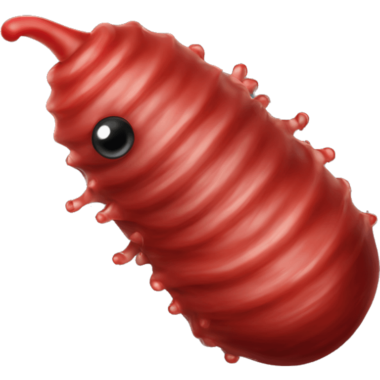 red slug larva  emoji