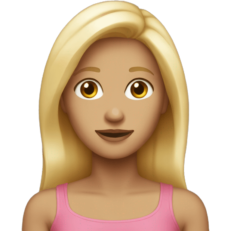 Sweet blond Woman  emoji