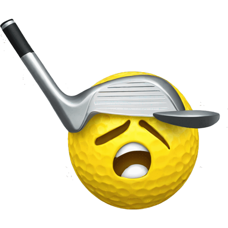 broken golf club emoji