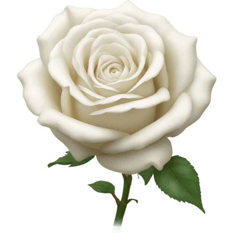 white rose  emoji