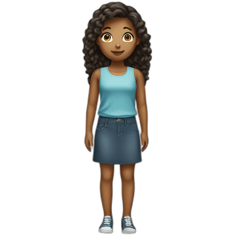 GIRL standing emoji