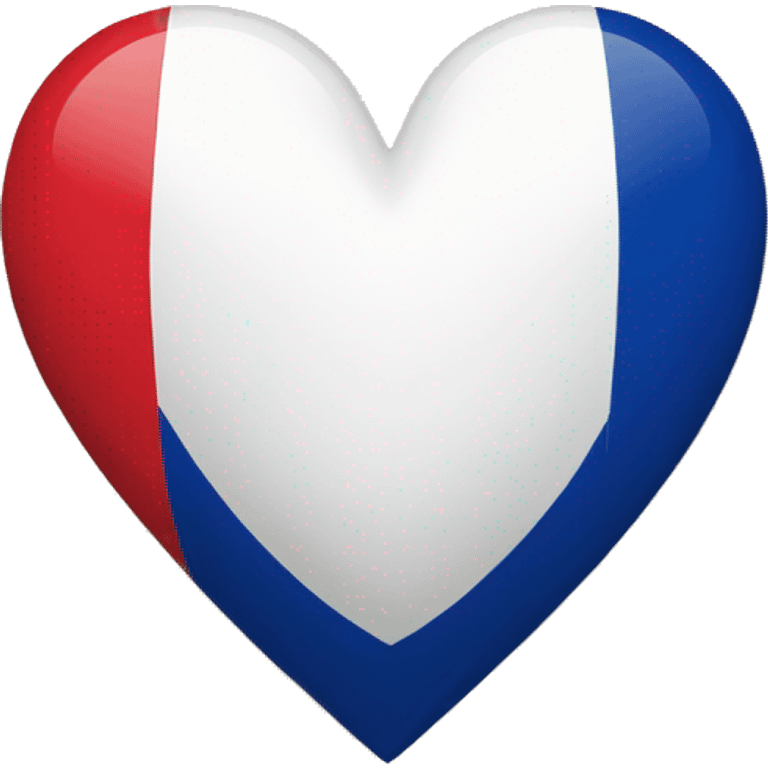 heart with french flag emoji