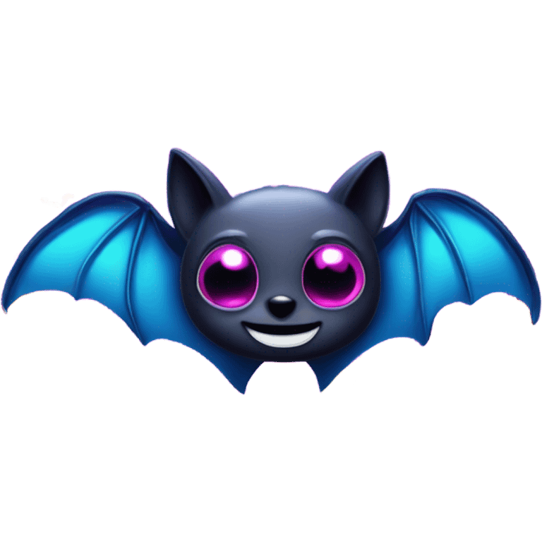 Lisa frank Halloween bat emoji