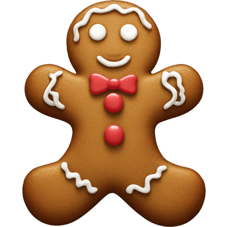 gingerbread man emoji