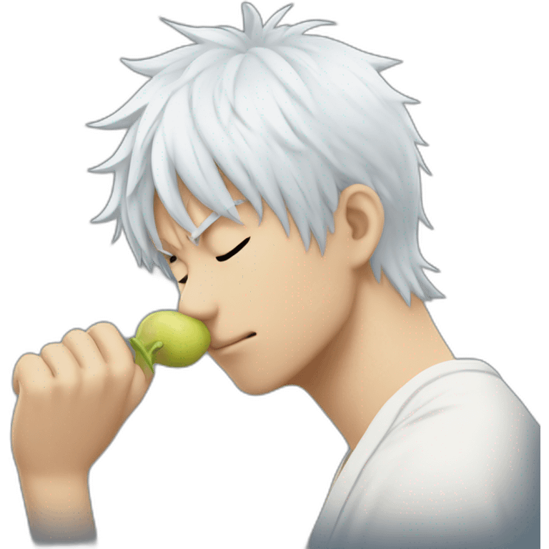 Gintoki picking his nose emoji