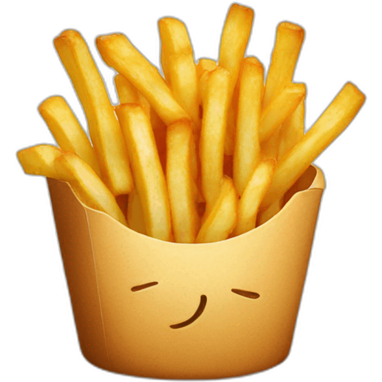 Fries-sauce emoji