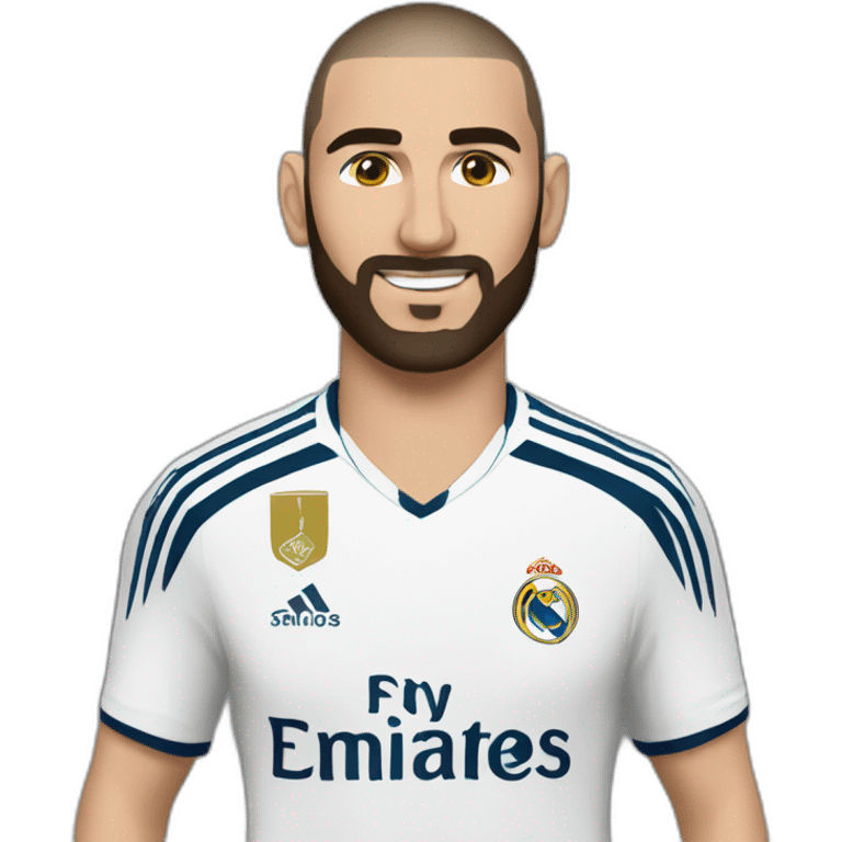 benzema football player realistic emoji