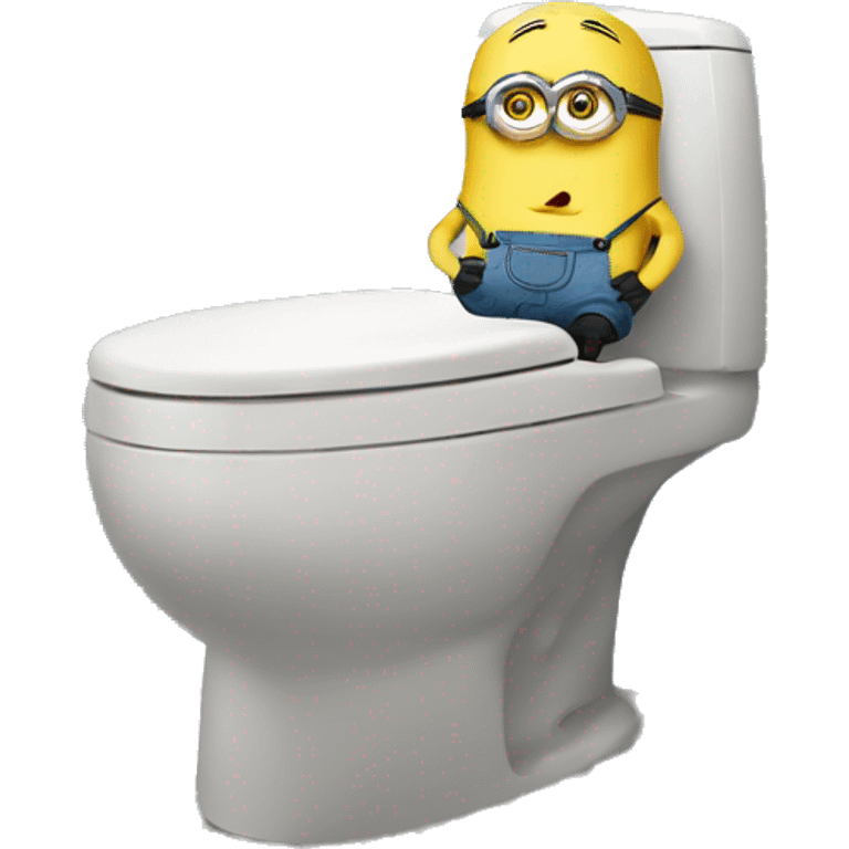 minion on the toilet  emoji