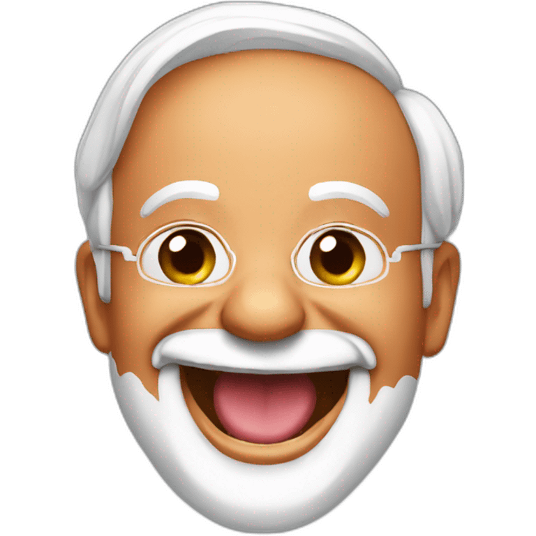 Modi ji with laughing  emoji