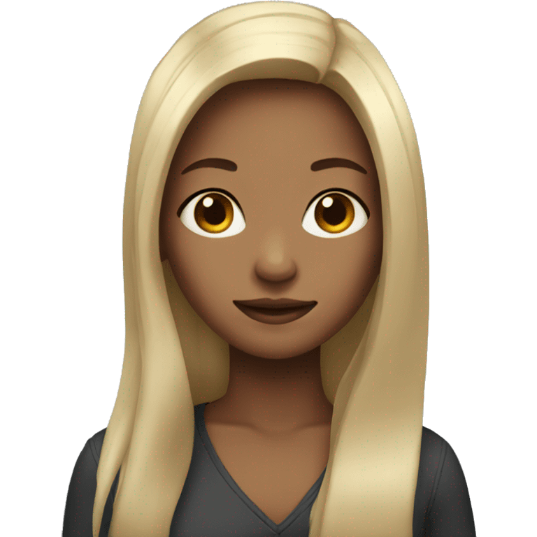 girl with long hair emoji