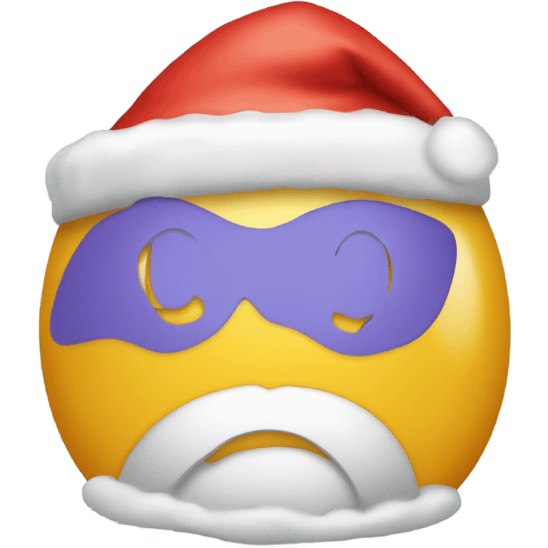 Egg in Santa’s hat emoji