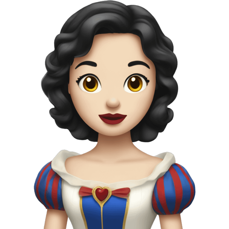 Snow white with dress emoji