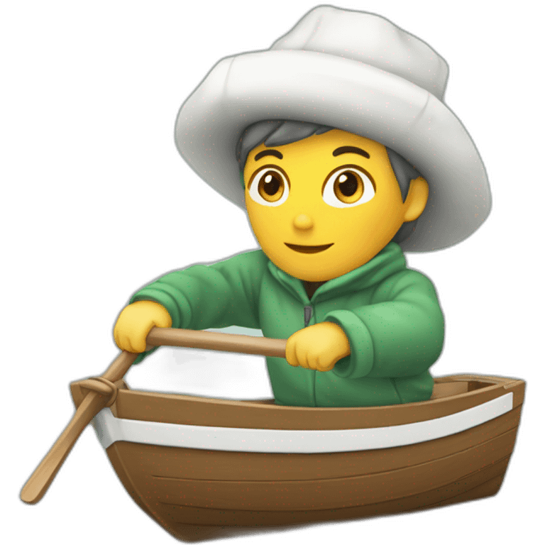 Poubelle sur bateau emoji