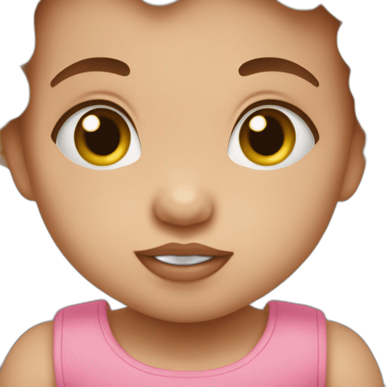 Baby six mounths old emoji