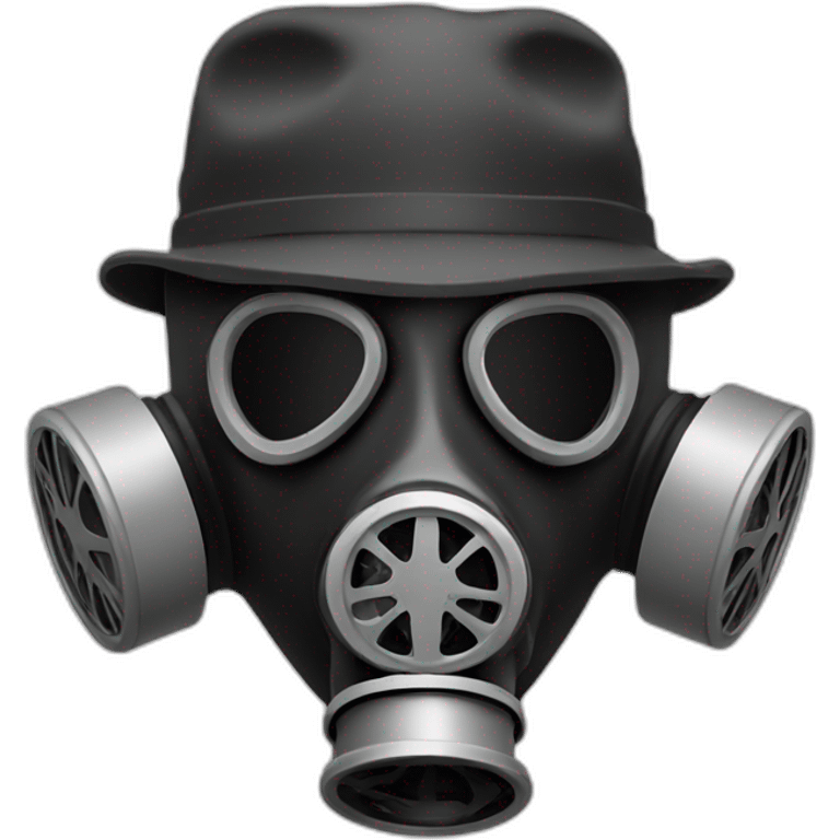 Gas mask jew emoji