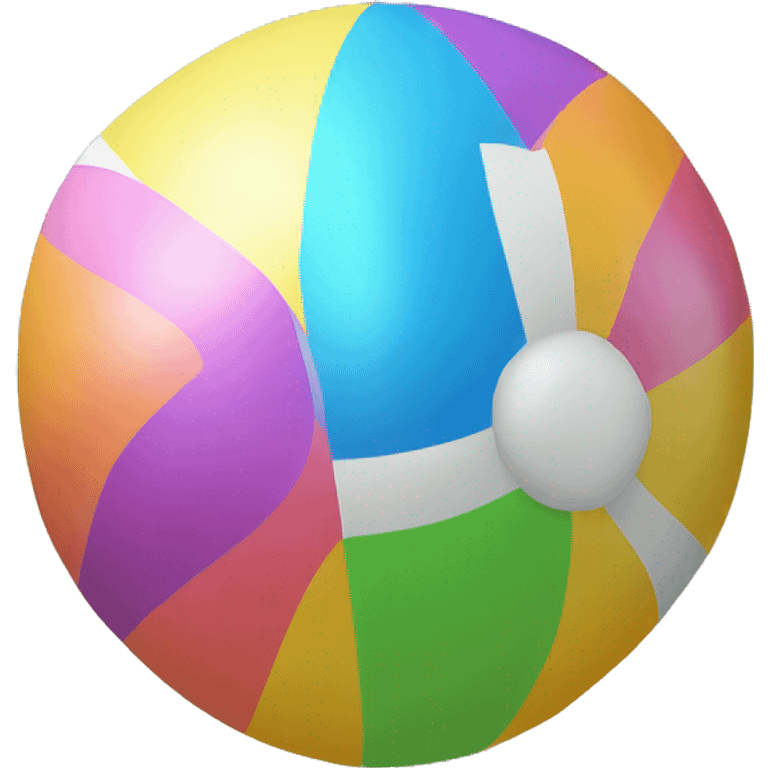 inflatable beach ball emoji