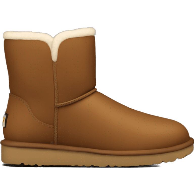 ugg brown boots mini emoji