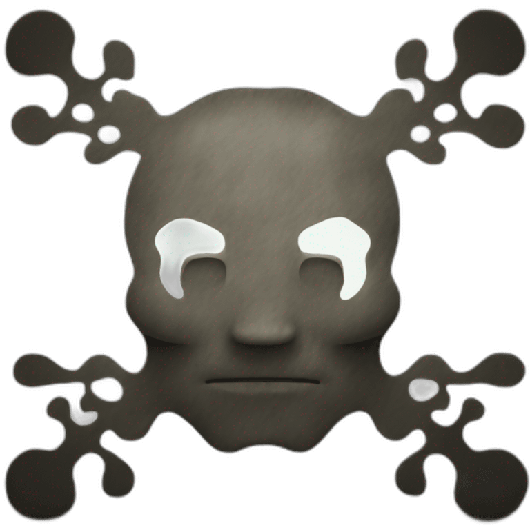 Rorschach test spots emoji