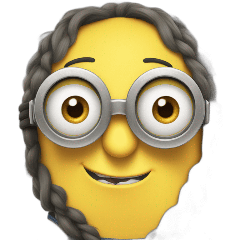 Minion mirada tierna emoji