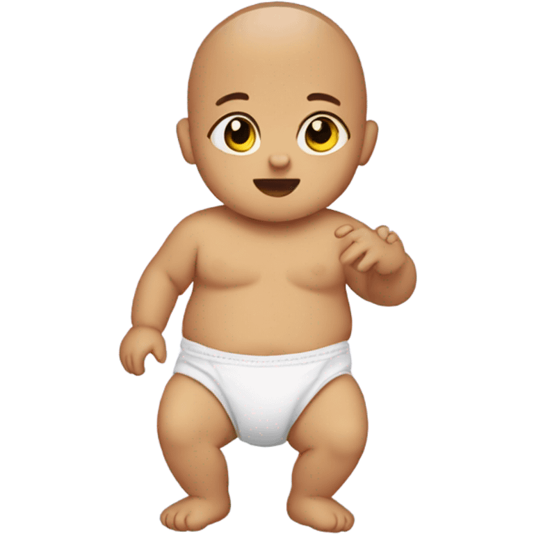 baby in diaper  emoji