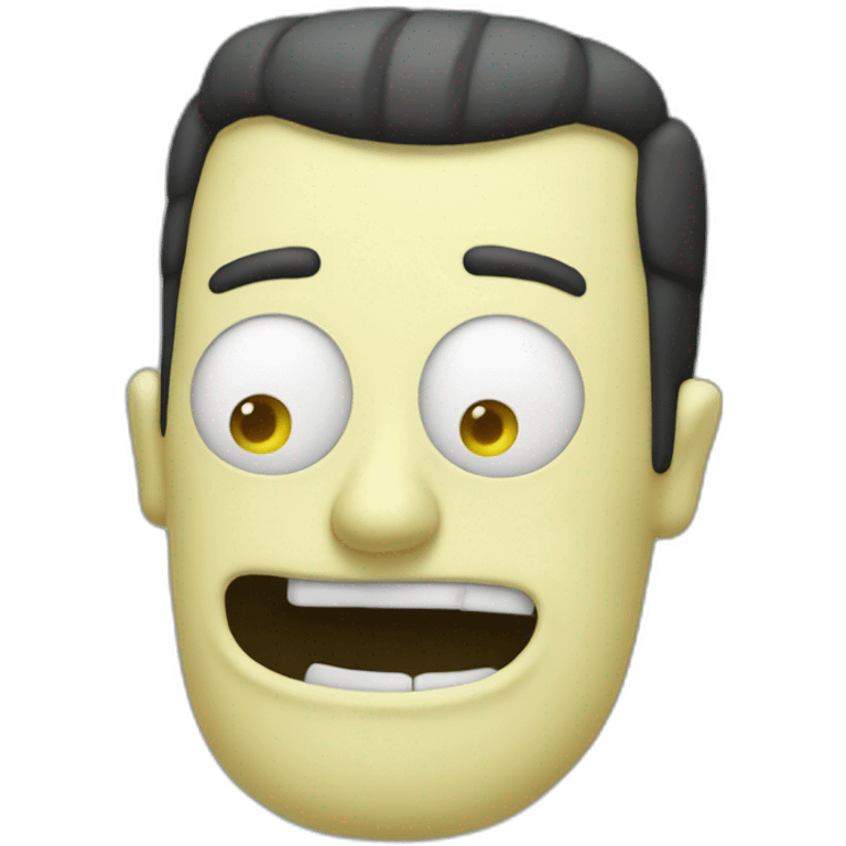 Mr. Poopybutthole happy emoji