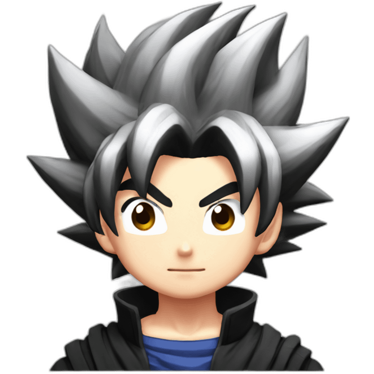 Songoku black hair  emoji