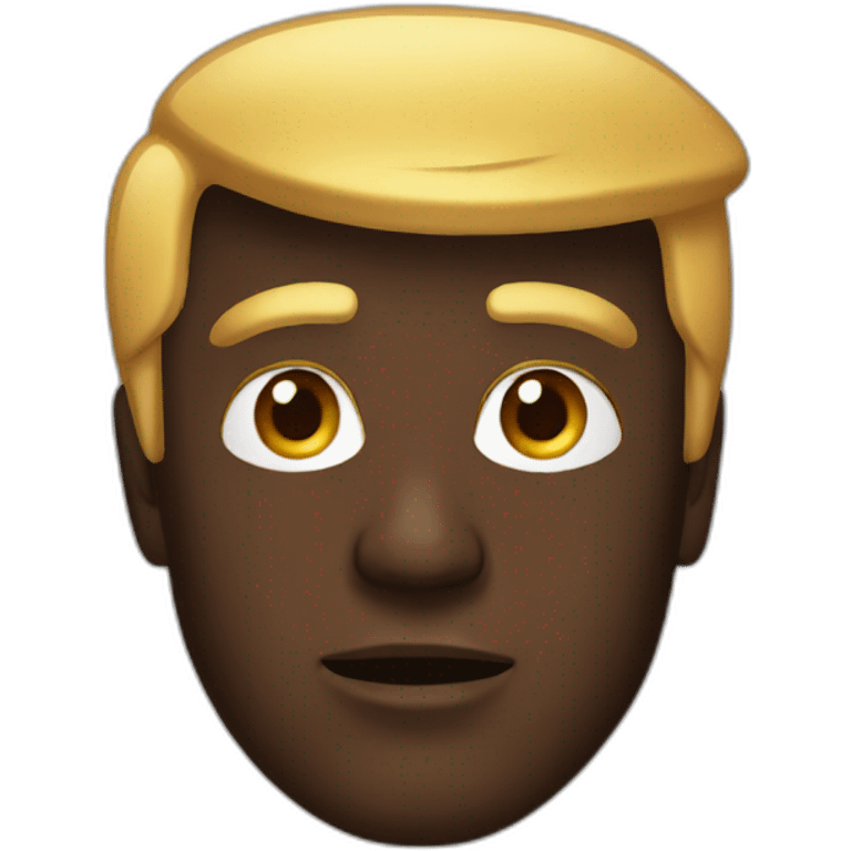 donald trump black skin emoji