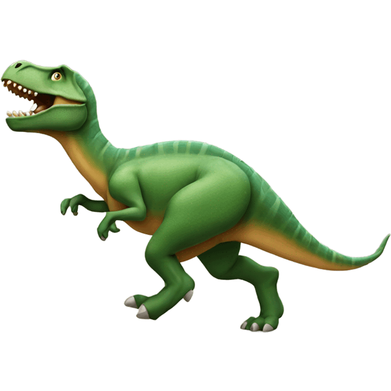 Dinosaur running emoji