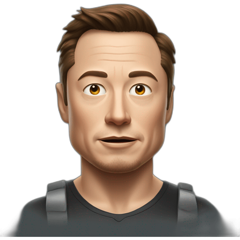 Elon Musk Muscle emoji