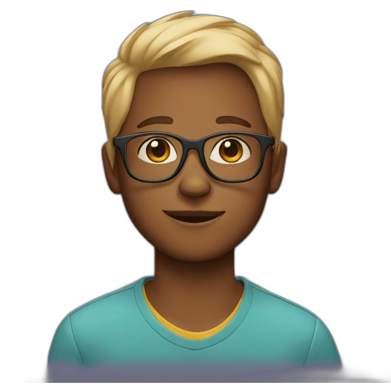 boy with glases emoji