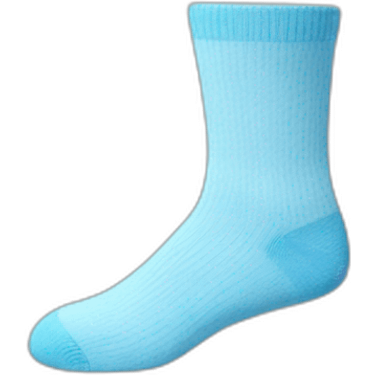 cloud blue socks not worn emoji