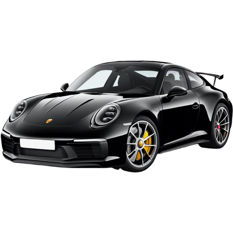 Porsche 911 - Porsche (Model Year: 2021) (Iconic colour: Black) emoji