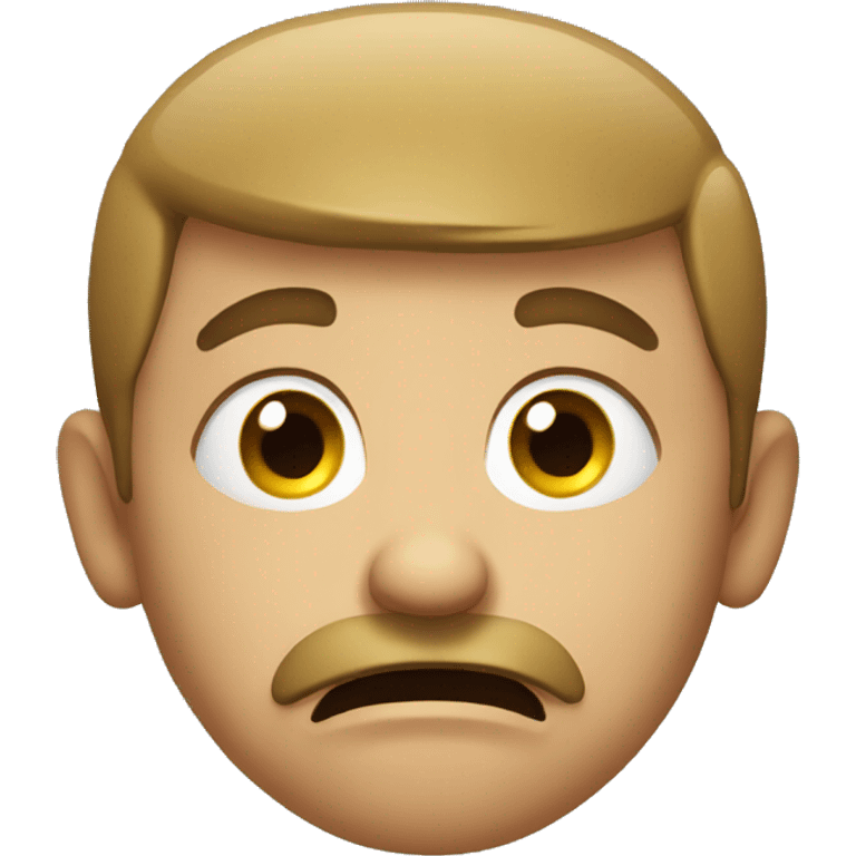 disgusted guy emoji