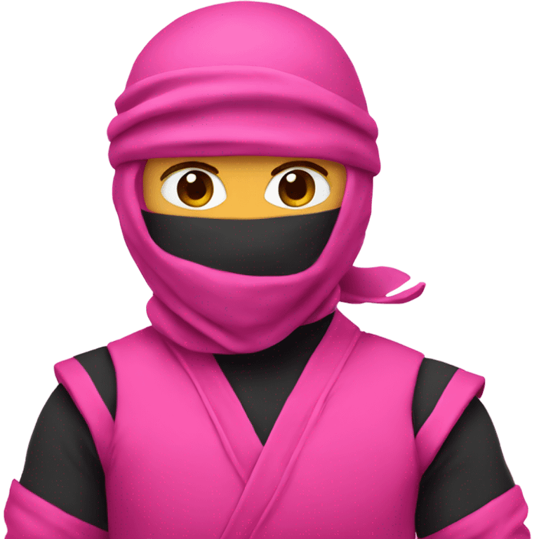 pink ninja emoji