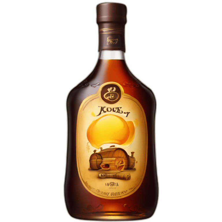 bottle of 6 years Kizlyar brandy emoji